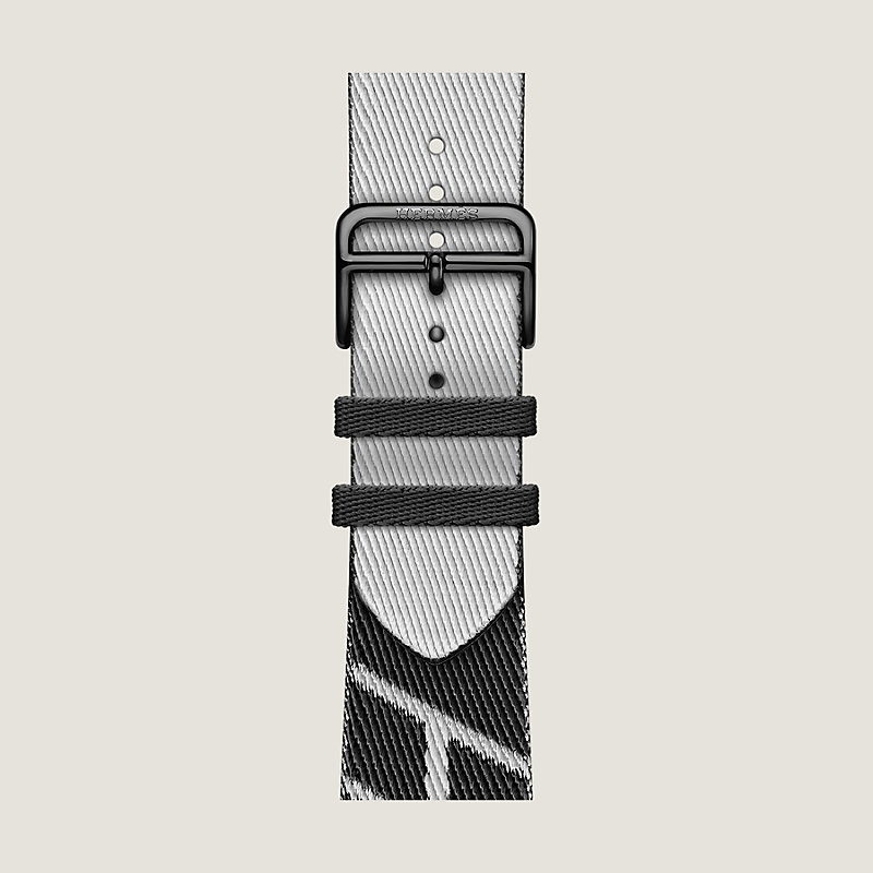 Band Apple Watch Hermes Single Tour 45 mm Jumping | Hermès Canada